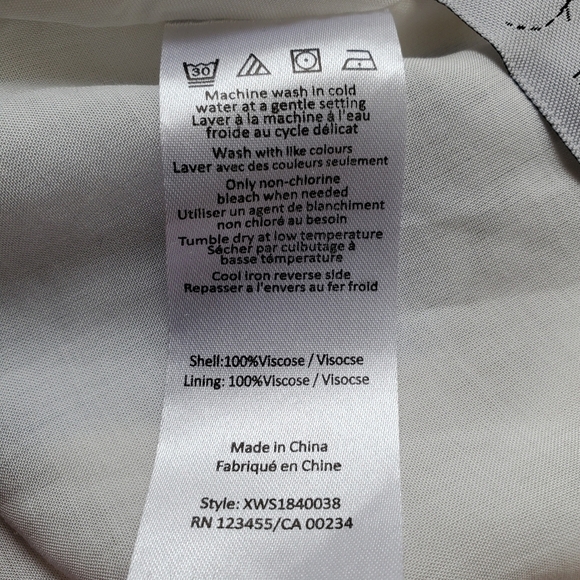 Highline Collective Sleeveless Stripe Dress Cream Blue Orange Peach Size 2 - Picture 10 of 10